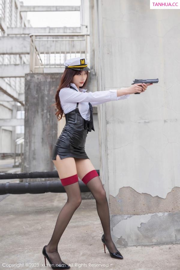陆萱萱  [XiuRen]高清写真图 2023.04.27 No.6653 陆萱萱 黑丝美腿第9张图片